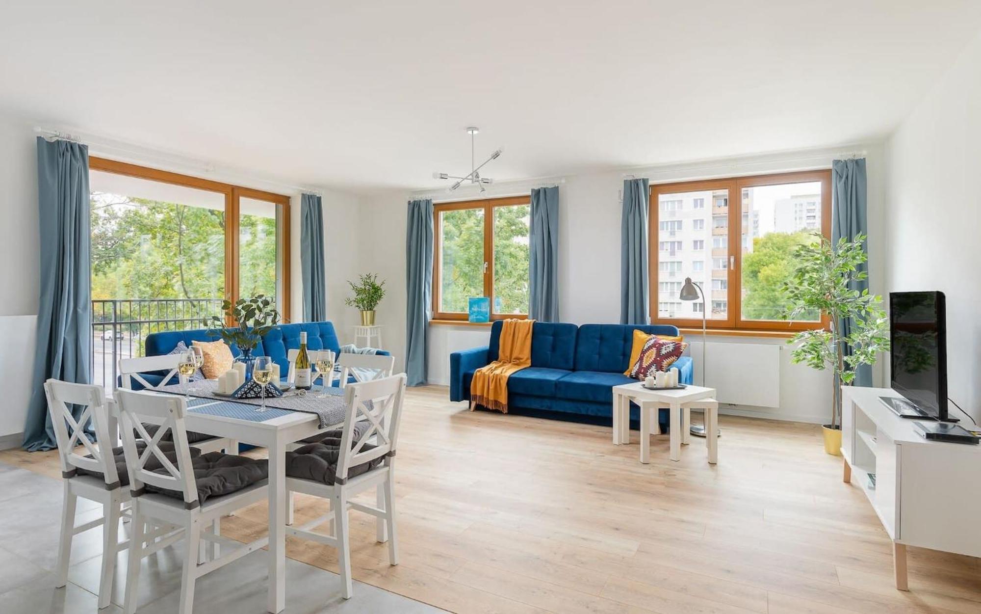 Pulawska 221 - Colorful Apartment With Balcony By Noclegi Renters Warsaw Luaran gambar